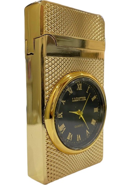 Sarı Nokta Desenli Saatli Jet Çakmak Gazlı 109296 indirimleri