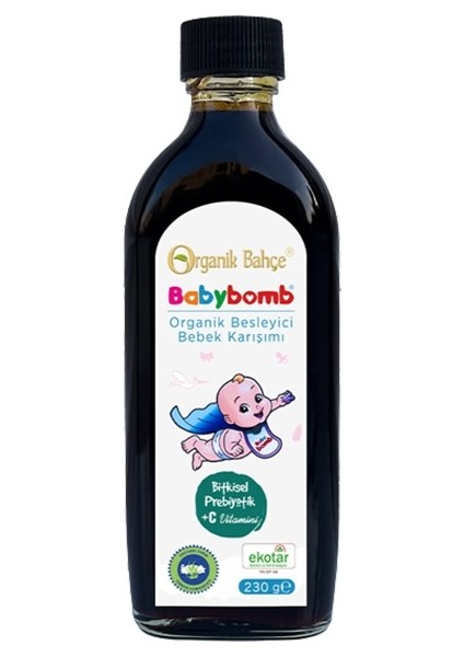 Babybomb ve Pompower Organik Besleyici Bebek Şurubu 230 gr +220 gr fiyatları