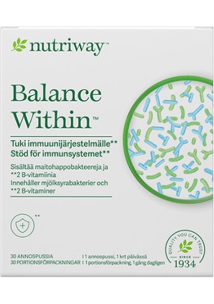 Balance Within™ - Probiyotik Mikroorganizma™ Nutriway™30 Tablet