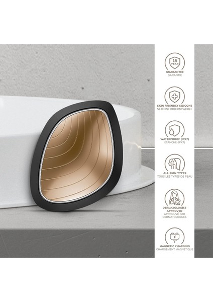 | Smartappguided™ Sıcak ve Soğuk Efektli Sonik Maske | 9'u 1 Arada