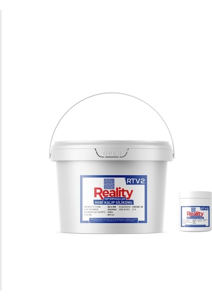 Iv Candles 10 Shore Beyaz Rtv2 Kalıp Silikonu (5 Kg)