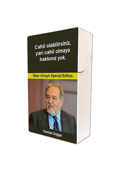 Ilber Ortaylı Baskılı Tabaka Kişiye Özel Isimli Sigara Kutusu/tabakası Standart Boy
