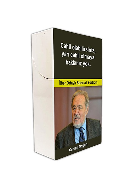 Ilber Ortaylı Baskılı Tabaka Kişiye Özel Isimli Sigara Kutusu/tabakası Standart Boy modelleri