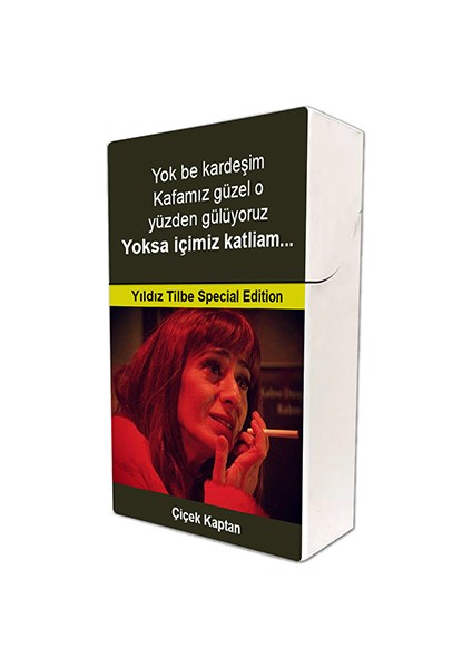 Yıldız Tilbe Baskılı Tabaka Kişiye Özel Isimli Sigara Kutusu/tabakası Standart Boy