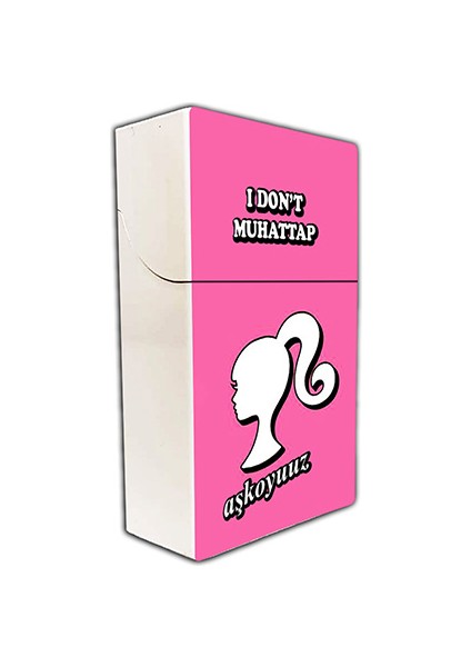 Barbie Baskılı Tabaka Kişiye Özel Isimli Sigara Kutusu/tabakası Standart Boy