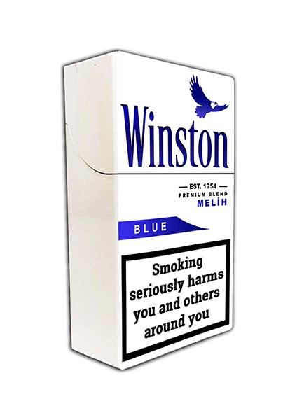Winston Baskılı Tabaka Kişiye Özel Isimli Sigara Kutusu/tabakası Standart Boy