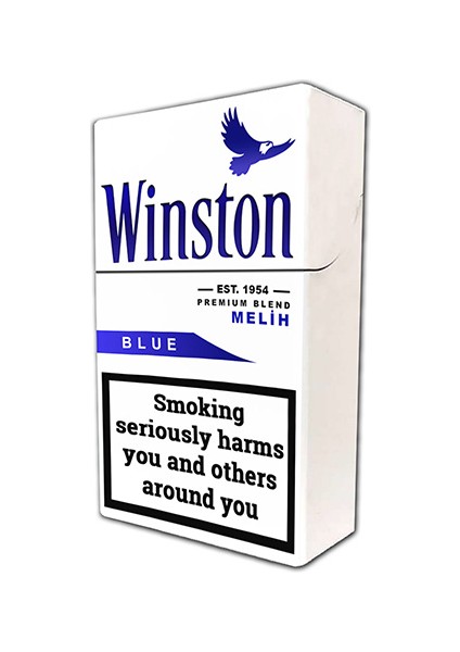 Winston Baskılı Tabaka Kişiye Özel Isimli Sigara Kutusu/tabakası Standart Boy