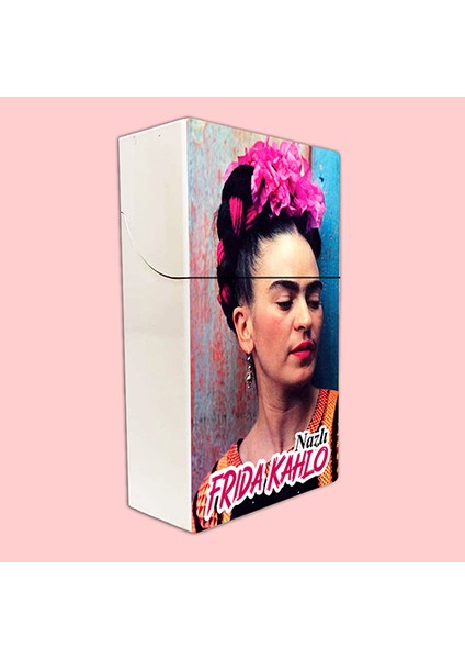 Frida Kahlo Baskılı Tabaka Kişiye Özel Isimli Sigara Kutusu/tabakası Standart Boy