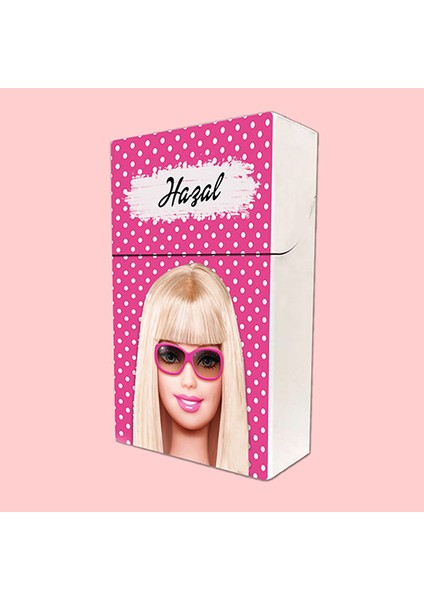 Barbie Baskılı Tabaka Kişiye Özel Isimli Sigara Kutusu/tabakası Standart Boy