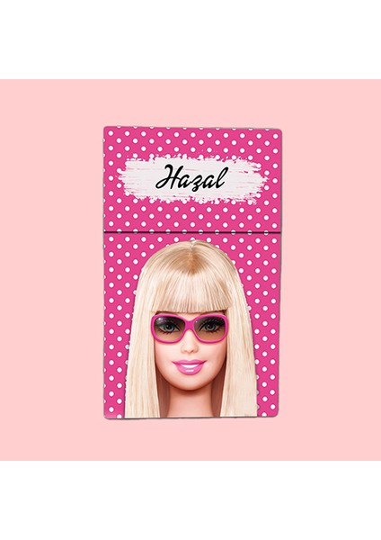 Barbie Baskılı Tabaka Kişiye Özel Isimli Sigara Kutusu/tabakası Standart Boy