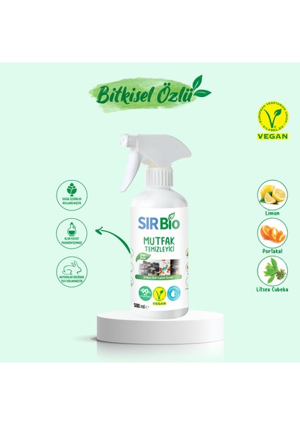 Sır Bio Bitkisel Özlü 6'lı Temizlik Paketi + Vücut Spreyi Hediyeli