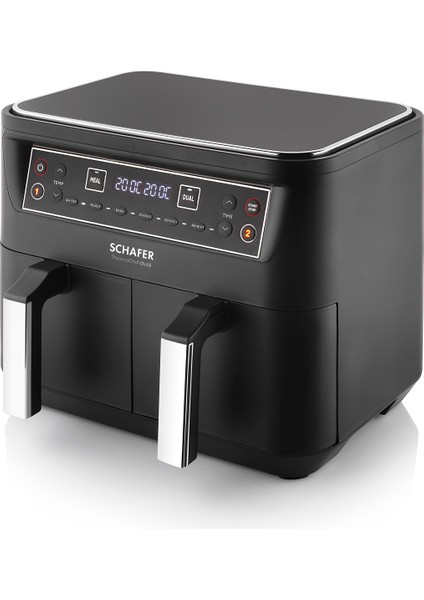 Thermochef Dual Dijital Airfryer/Sıcak Hava Fritözü
