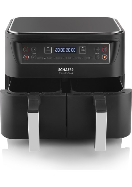 Thermochef Dual Dijital Airfryer/Sıcak Hava Fritözü