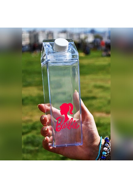Barbie Baskılı Mika Süt Kutu Tasarımlı Su Kahve Içecek Şişesi - Cam Değildir - 500 ml fiyatları