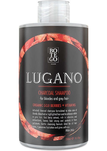 Lugano Bamboo Charcoal Kömür Şampuanı 250 ml