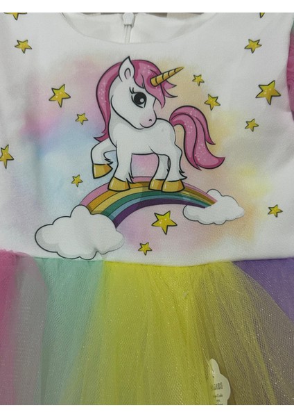 Tütülü Unicorn Elbise