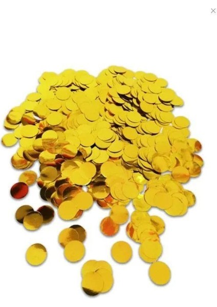 Metalize Gold 10 Gram Balon Pulu; Balon Konfetisi