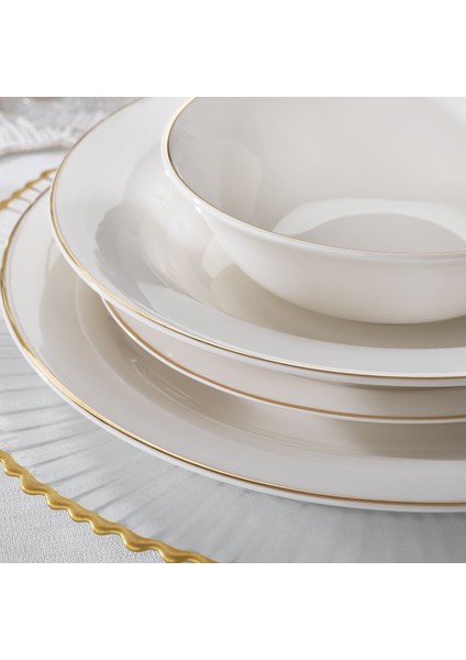 Lumina Yemek Takımı-56 Parça-Gold modelleri