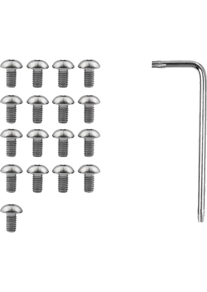 17PCS Alt Kapak Vidaları Paslanmaz Çelik Metal Vidalar (Yurt Dışından)