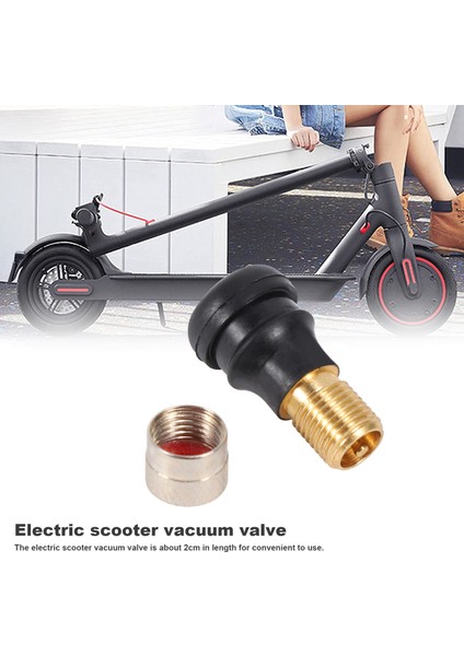 Xiaomi M365 Için 10 Adet Elektrikli Scooter Tubeless Lastik Vakum Valfi (Yurt Dışından)