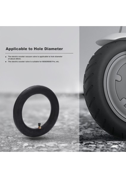 Xiaomi M365 Için 10 Adet Elektrikli Scooter Tubeless Lastik Vakum Valfi (Yurt Dışından)