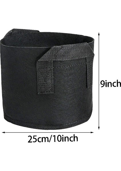 Kumaş Saksı Kabı, 5 Paket 3 Galonluk Bitki Yetiştirme Torbaları (Yurt Dışından) fiyatları