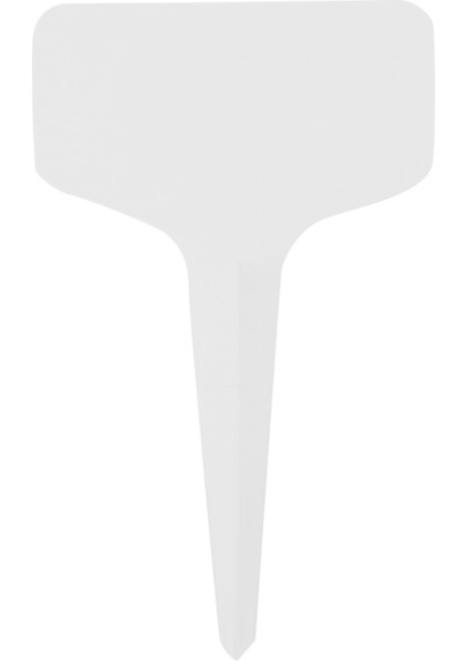 100 Adet Bahçe Etiketleri Bahçe Tesisi Sınıflandırma Plastik Beyaz (Yurt Dışından)