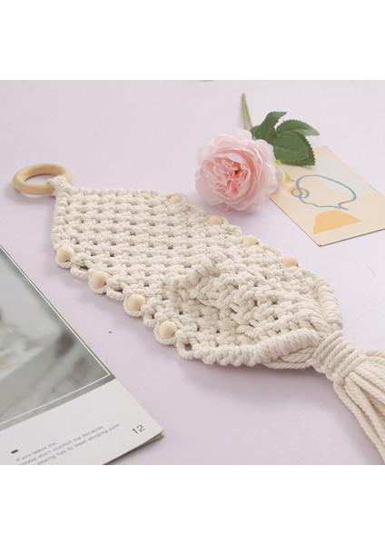 Asılı Goblen Bohem Püskül Dokuma Net Çanta Askısı Duvar Akışı B (Yurt Dışından) fiyatları