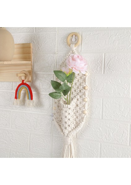 Asılı Goblen Bohem Püskül Dokuma Net Çanta Askısı Duvar Akışı B (Yurt Dışından) modelleri