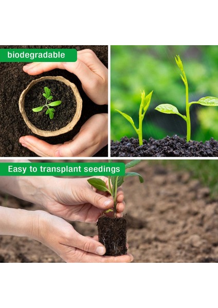 Bonus 20 Bitki Etiketli 30 Adet 3 Inç Biyolojik Olarak Parçalanabilir Bitki Saksıları (Yurt Dışından) modelleri