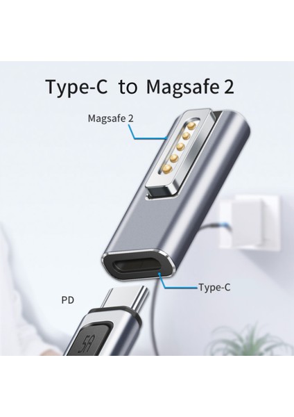Apple Mac Dizüstü Tip-C Dişi - Manyetik Erkek Dizüstü Bilgisayar Adaptörü Için (Yurt Dışından) fiyatları