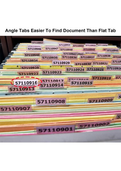 60 Takım Asılı Dosya Sekmeleri ve Ekleri, Renkli Dosya Klasörü Etiketleri (Yurt Dışından) modelleri