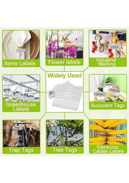 50PCS Alüminyum Bitki Etiketleri Ağacı Çift Taraflı Etiketler (Yurt Dışından) fiyatları