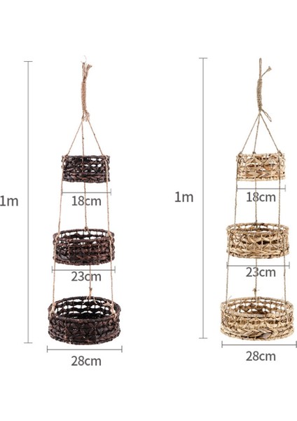 Rattan Sepet Çiçek Sepeti Yeşil Bitki Sepeti El Yapımı Dekorasyon, A (Yurt Dışından) fiyatları