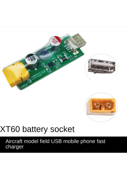 3s-6s Şarj Cihazı USB Hızlı Şarj Şarj Cihazı Dönüştürücü XT60 Fiş (Yurt Dışından) indirimleri