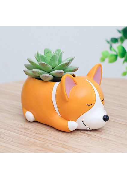 Adet Reçine Karikatür Köpek Etli Kaktüs Ekici Pot, Bir (Yurt Dışından) modelleri