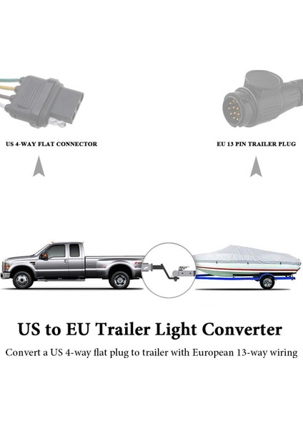 Abd'den Ab'ye Römork Işık Dönüştürücü Avrupa Römork 13 Pimli Yuvarlak Fiş (Yurt Dışından) modelleri