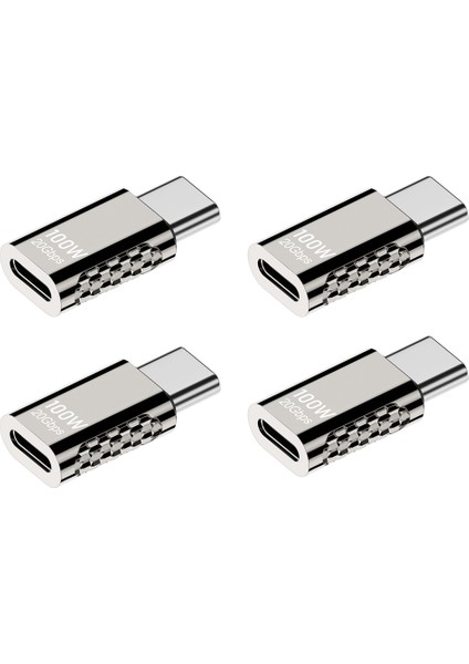 4pcs Type-C Çok Işlevli Type-C Dişi - Type-C Erkek Adaptör 20 Gbps (Yurt Dışından)