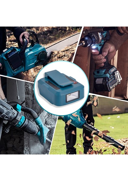 Makita Için LED Işıklı 14V/18V Li-Ion Şarj Adaptörü (Yurt Dışından)