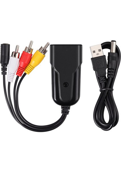Av (Rca) Ses Video Dönüştürücüsü ile HDMI Uyumlu, 1080P Desteği (Yurt Dışından)
