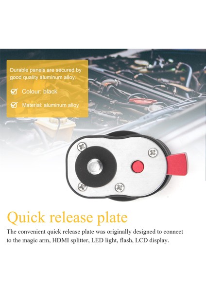 1/4-Inç Vida Delikli LCD Monitör Sihirli Kolu Için Serbest Bırakma Plakası (Yurt Dışından) indirimleri