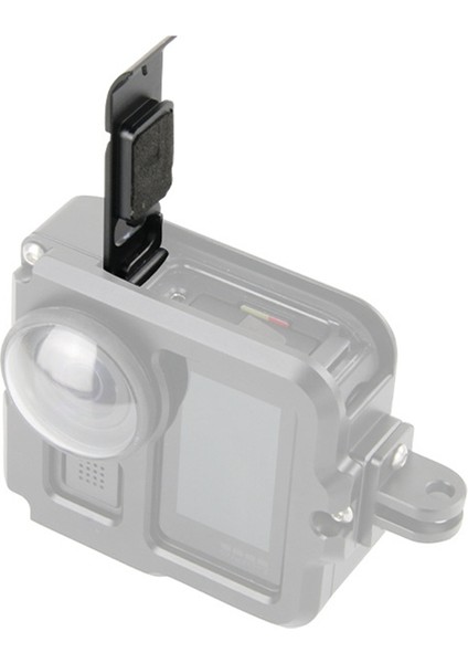 Gopro-Max Için Kayar Yan Kapak Kamera Koruyucu Kapı, Siyah (Yurt Dışından)
