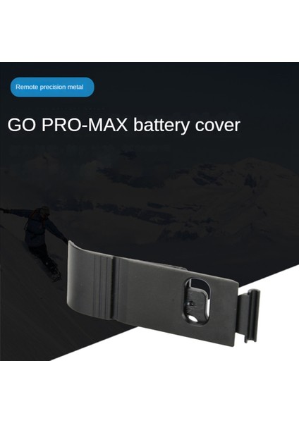 Gopro-Max Için Kayar Yan Kapak Kamera Koruyucu Kapı, Siyah (Yurt Dışından)