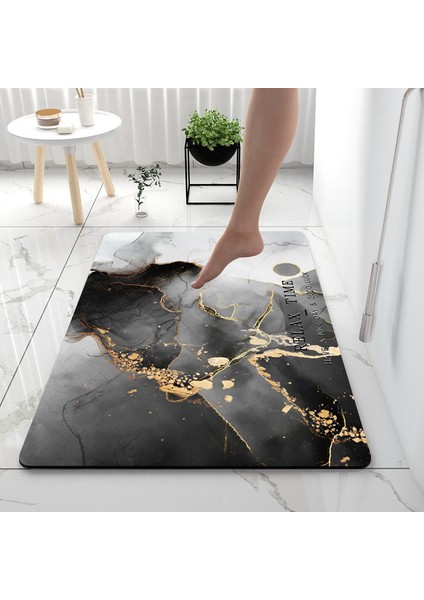 Banyo Emici Çabuk Kuruyan Paspas Kaymaz Mat (Yurt Dışından)