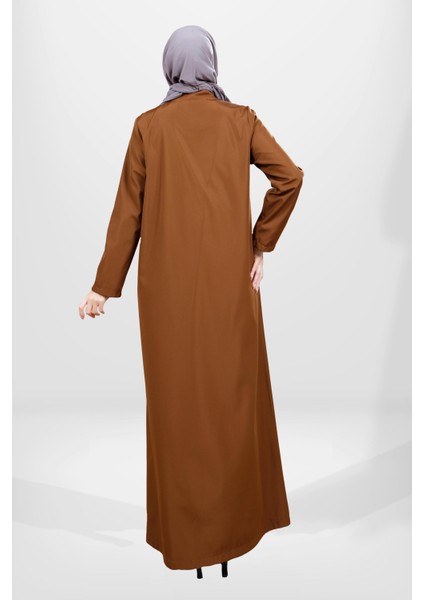 3837 Fermuarlı Bondit Taba Pardesü fırsatları