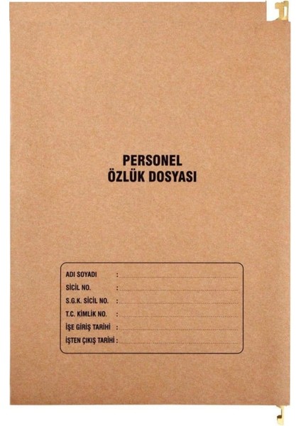 DİLMAN PERSONEL ÖZLÜK DOSYASI ASKILI 8Lİ DOSYA