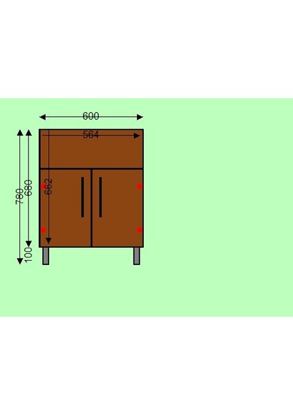 Banyo Dolabı (60 Cm) modelleri