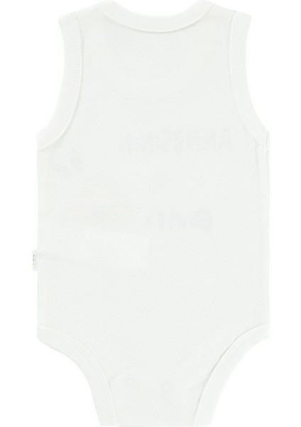 Bebek Çıtçıtlı Badi 1-18 Ay Ekru