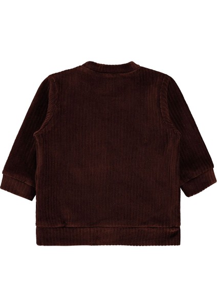 Civil Baby Erkek Bebek Sweatshirt 6-18 Ay Kahverengi