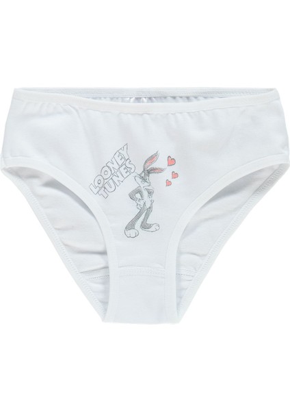 Kız Çocuk 2'li Külot Set 2-10 Yaş Beyaz modelleri